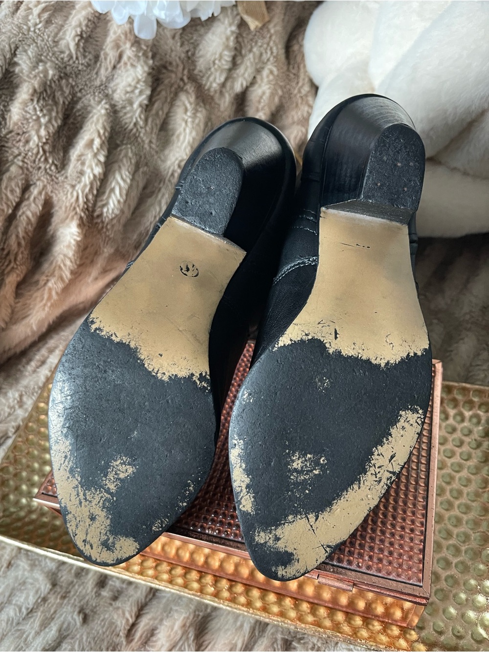 Dingo Amsterdam Black Leather Slouch Boots - Picture 6 of 11